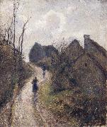 Camille Pissarro Steep road at Osny oil painting picture wholesale